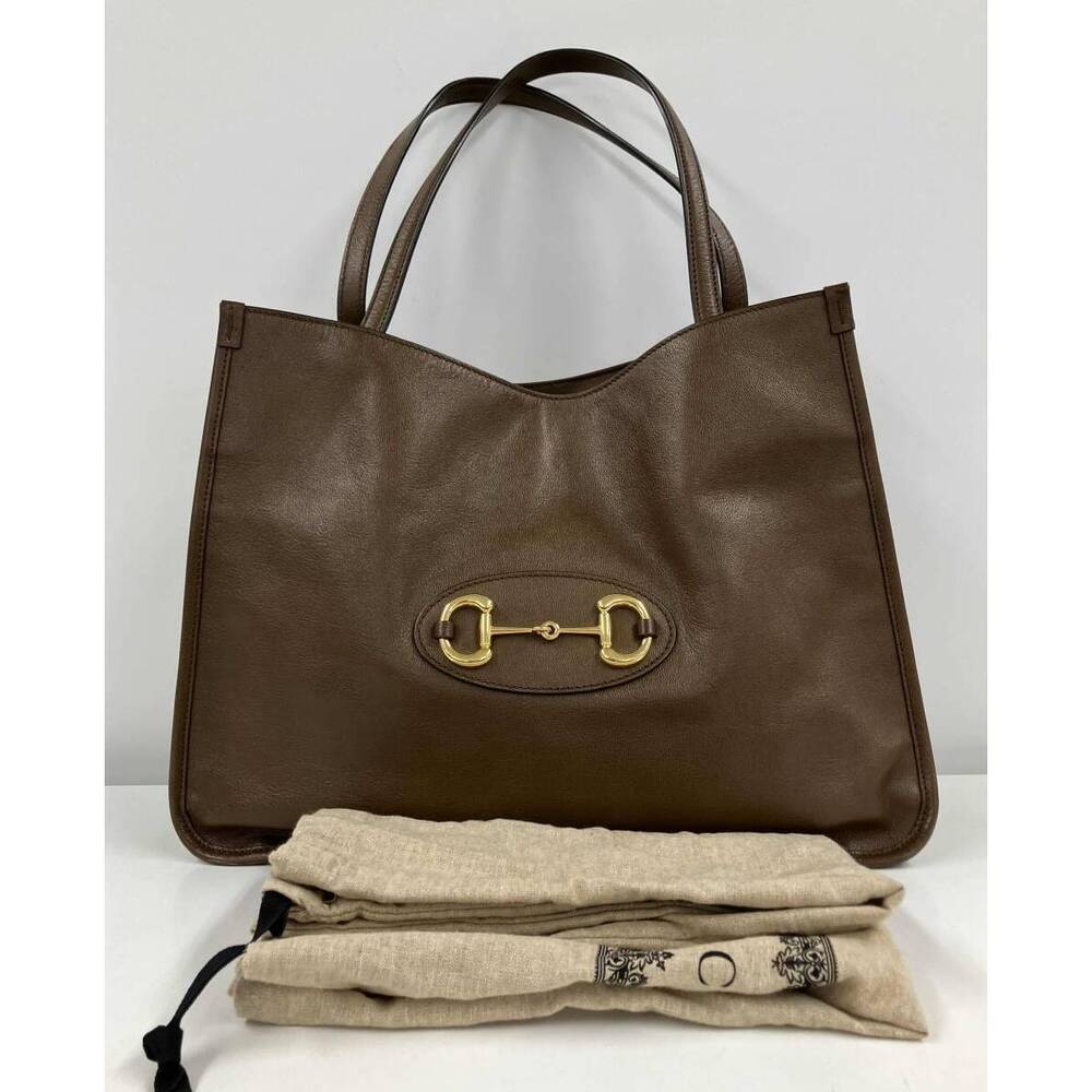 Gucci Soft Stirrup Hobo Bag brown leather